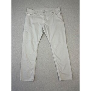 Peter Millar Wayfair Pants Mens 42x34 Gray 5 Pocket Lightweight Stretch